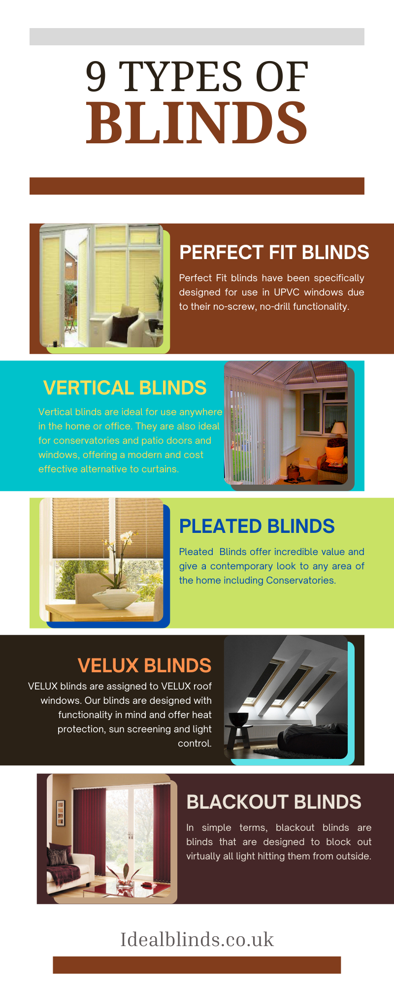 9 Types of Blinds