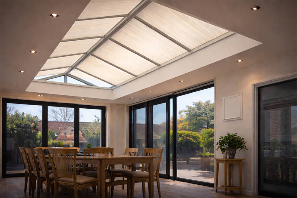 Electric Lantern Roof Blinds