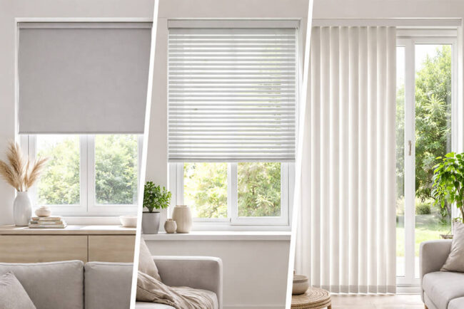 Roller vs Venetian vs Vertical Blinds in Hull