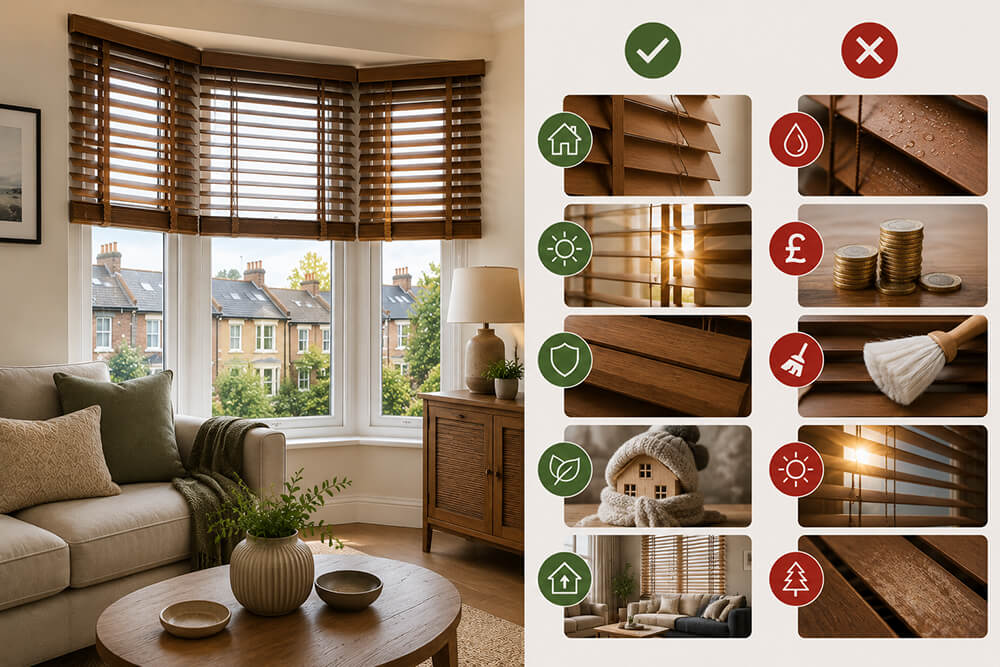Advantages and Disadvantages of Wood Blinds