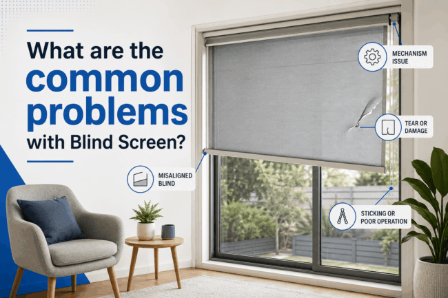 What are the common problems with Blind Screen What are the common problems with Blind Screen