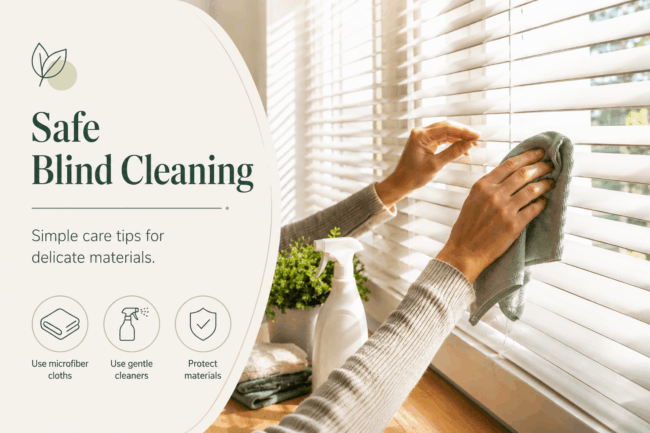 Clean Blinds Without Damaging the Material Clean Blinds Without Damaging the Material