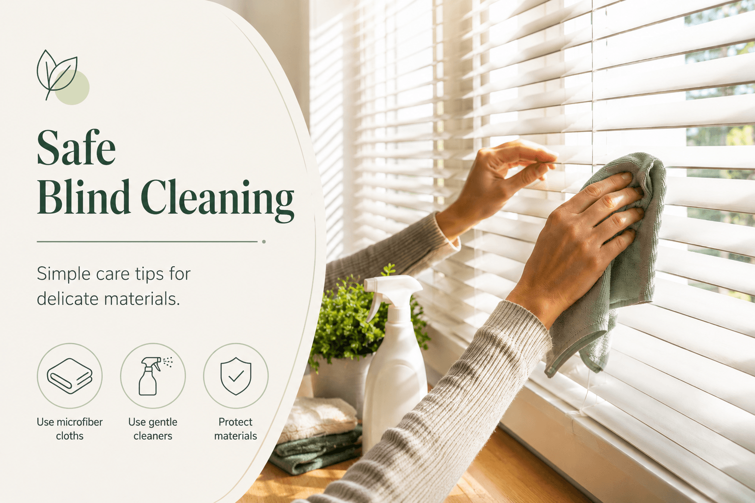 Clean Blinds Without Damaging the Material